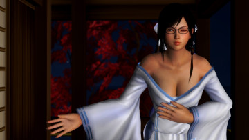 Картинка 3д+графика аниме+ anime взгляд фон девушка