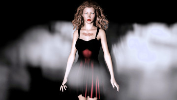 Картинка 3д+графика люди+ people фон взгляд девушка