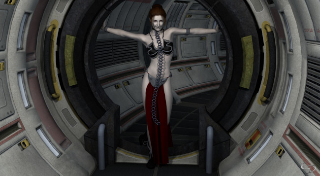 Обои картинки фото 3д графика, существа , creatures, фон, взгляд, девушка, вампир