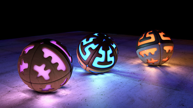 Обои картинки фото шары, 3д графика, шары , balls, фон, плоскость, цветные, узоры