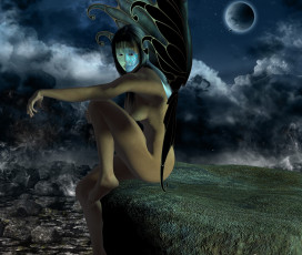 Картинка 3д+графика эльфы+ elves взгляд фон фея