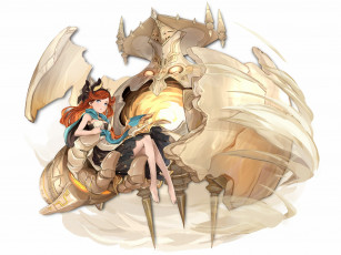 Картинка аниме оружие +техника +технологии девочка робот