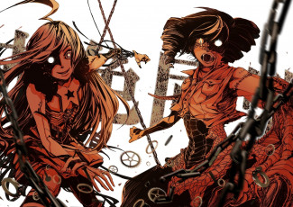 Картинка аниме оружие +техника +технологии роботы