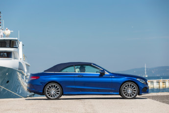 Картинка автомобили mercedes-benz 2016г cabriolet amg line a205 c 400 4matic