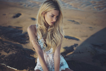 Картинка девушки -unsort+ блондинки взгляд лицо