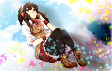 Картинка аниме utau девушка