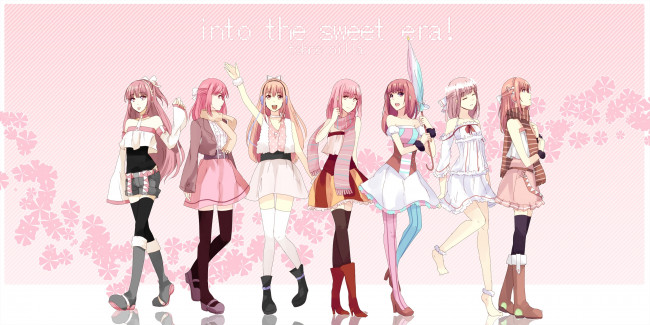 Обои картинки фото аниме, utau, девушки