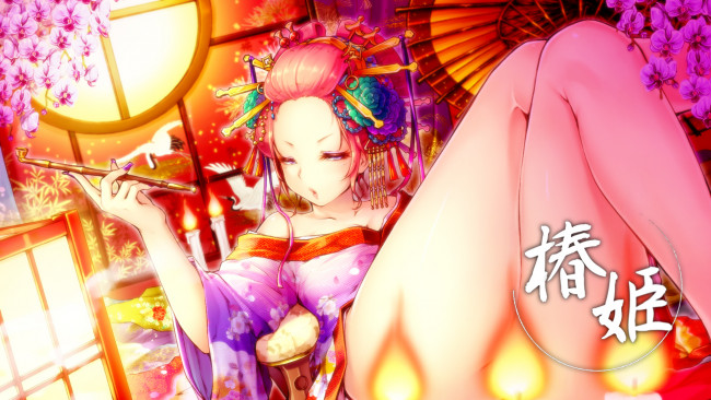 Обои картинки фото аниме, vocaloid, megurine, luka