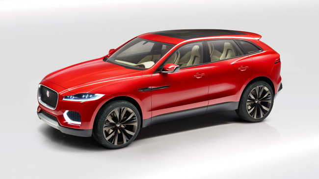 Обои картинки фото jaguar c-x17 concept 2013, автомобили, jaguar, crossover, 2013, c-x17, concept