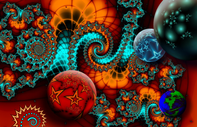 Обои картинки фото 3д графика, фракталы , fractal, узор, фон, цвета
