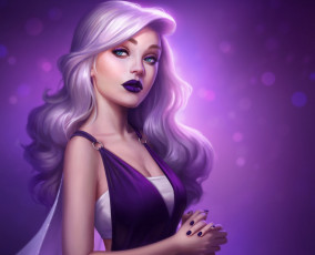 Картинка 3д+графика люди+ people помада арт viccolatte девушка взгляд