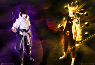 Картинка аниме naruto саске наруто