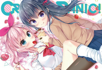 Картинка аниме unknown +другое девушки взгляд фон