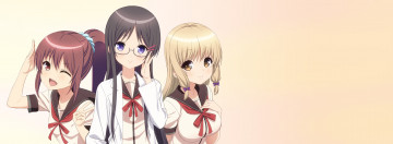 Картинка jinsei аниме unknown +другое взгляд девушки фон