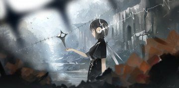 Картинка аниме оружие +техника +технологии yuushouku