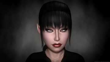 Картинка 3д+графика эльфы+ elves фон взгляд эльфийка