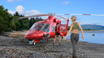 Картинка 3д+графика люди+ people фон взгляд девушка