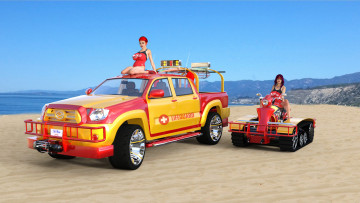 Картинка 3д+графика люди-авто мото+ people-+car+ +moto девушки взгляд фон