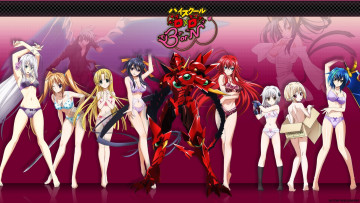 Картинка аниме highschool+dxd персонажи