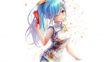 Картинка аниме unknown +другое фон взгляд девушка