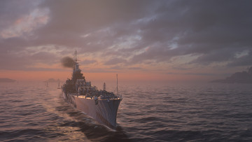 Картинка видео+игры world+of+warships корабль море