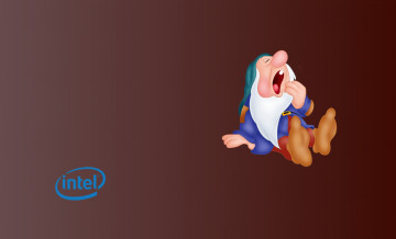 обоя компьютеры, intel, фон, логотип