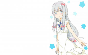 Картинка аниме eromanga-sensei девушка фон взгляд