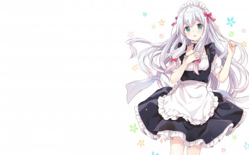 Картинка аниме eromanga-sensei девушка фон взгляд