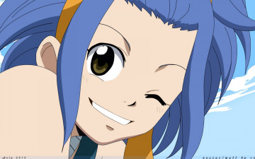 Картинка аниме fairy+tail леви