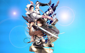 Картинка аниме shingeki+no+kyojin атака титанов