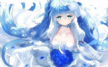 Картинка аниме vocaloid yuki miku hatsune