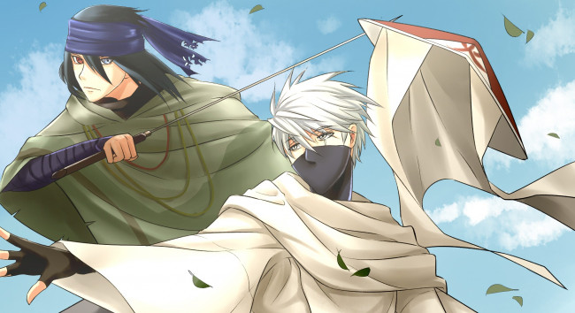 Обои картинки фото аниме, naruto, team, 7