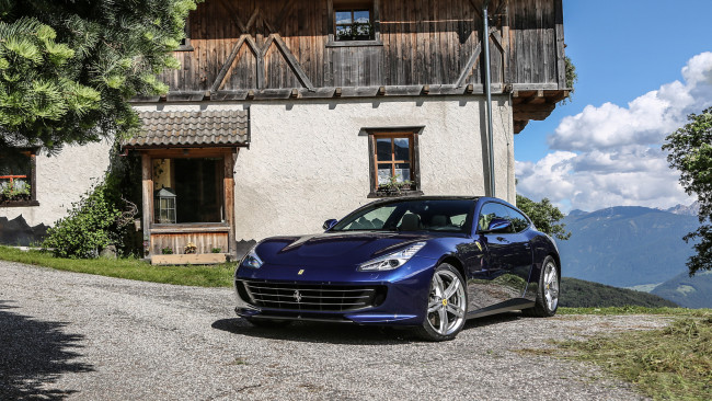 Обои картинки фото ferrari gtc4 lusso 2017, автомобили, ferrari, 2017, lusso, gtc4