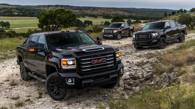 Обои картинки фото gmc sierra 2500 hd all terrain x 2017, автомобили, gm-gmc, terrain, x, 2500, sierra, gmc, all, hd, 2017