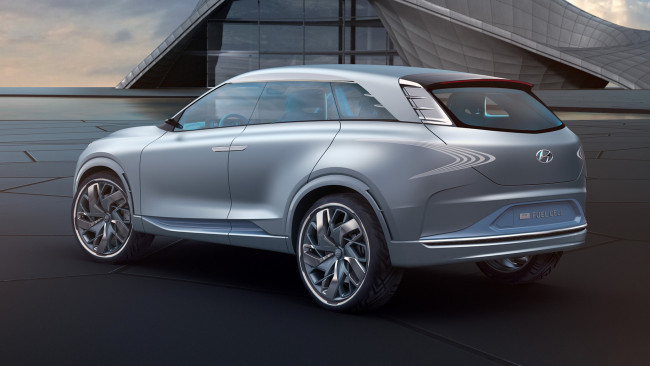 Обои картинки фото hyundai fe fuel cell concept 2017, автомобили, hyundai, fe, fuel, cell, concept, 2017