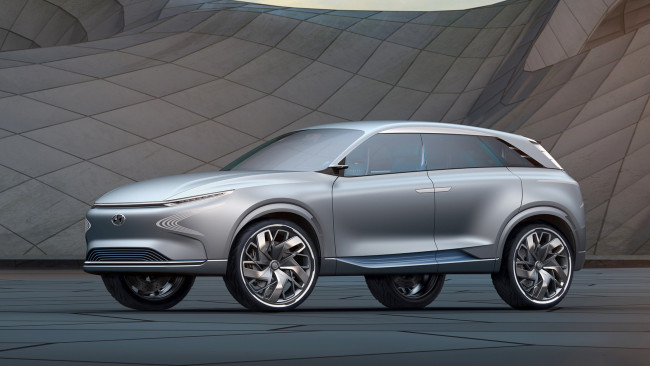 Обои картинки фото hyundai fe fuel cell concept 2017, автомобили, hyundai, fe, fuel, cell, concept, 2017