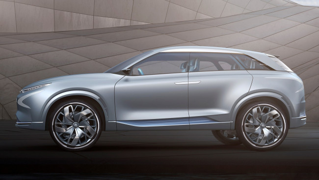 Обои картинки фото hyundai fe fuel cell concept 2017, автомобили, hyundai, fe, fuel, cell, concept, 2017