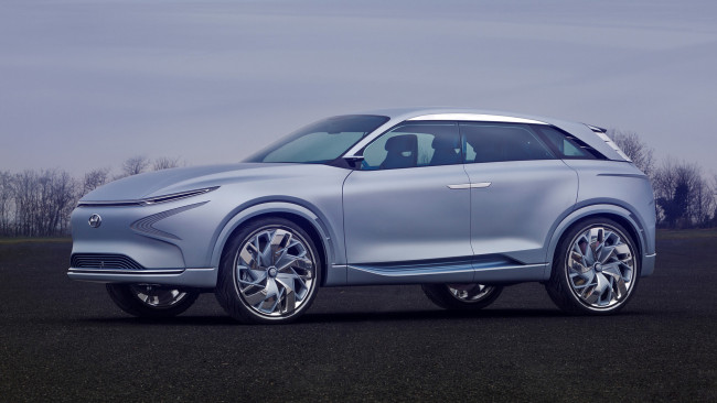 Обои картинки фото hyundai fe fuel cell concept 2017, автомобили, hyundai, fe, fuel, cell, concept, 2017