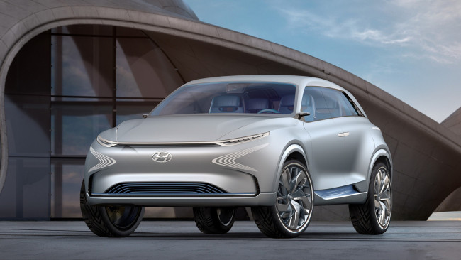 Обои картинки фото hyundai fe fuel cell concept 2017, автомобили, hyundai, fe, fuel, cell, concept, 2017