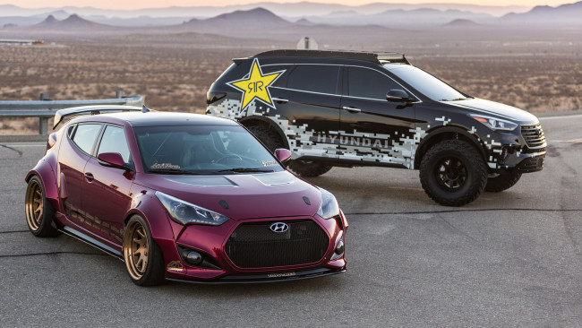 Обои картинки фото hyundai sema concepts lineup 2016, автомобили, hyundai, sema, concepts, lineup, 2016