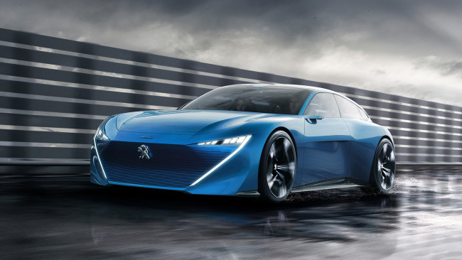 Обои картинки фото peugeot instinct concept 2017, автомобили, peugeot, 2017, concept, instinct