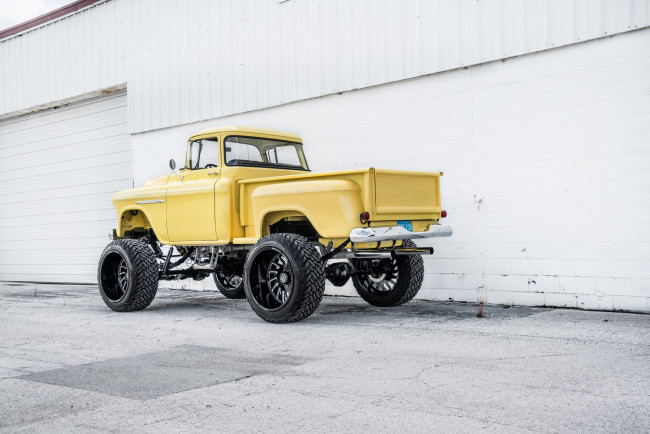 Обои картинки фото автомобили, custom pick-up, chevrolet