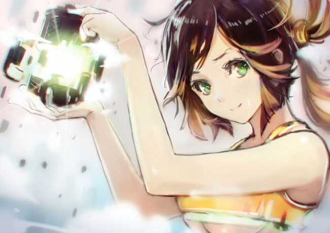 Обои картинки фото аниме, оружие,  техника,  технологии, okuto