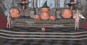 Картинка 3д+графика праздники+ holidays девушки взгляд фон