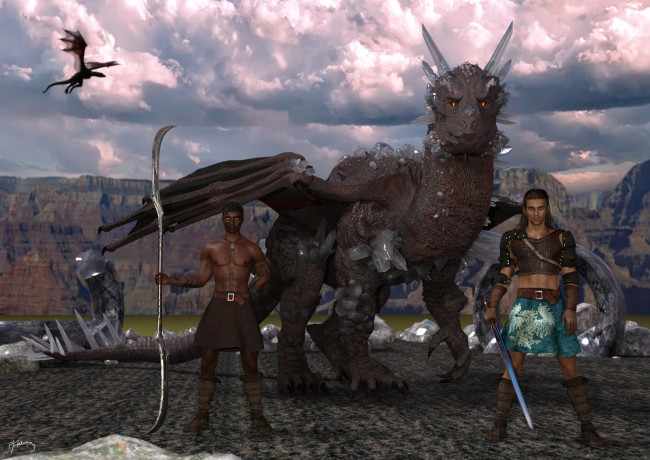 Обои картинки фото 3д графика, фантазия , fantasy, мужчина, взгляд, фон, оружие