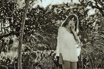 Картинка календари компьютерный+дизайн природа растение взгляд девушка азиатка