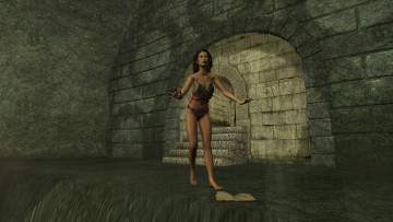 Картинка 3д+графика фантазия+ fantasy девушка фон взгляд