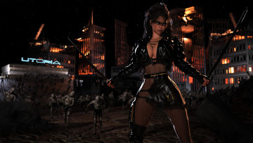 Картинка 3д+графика фантазия+ fantasy фон взгляд девушка