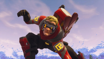 Картинка видео+игры fortnite снег горы рюкзак амуниция парень