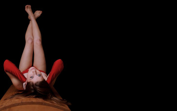 Картинка девушки -unsort+ брюнетки темноволосые ноги рукава белье шатенка